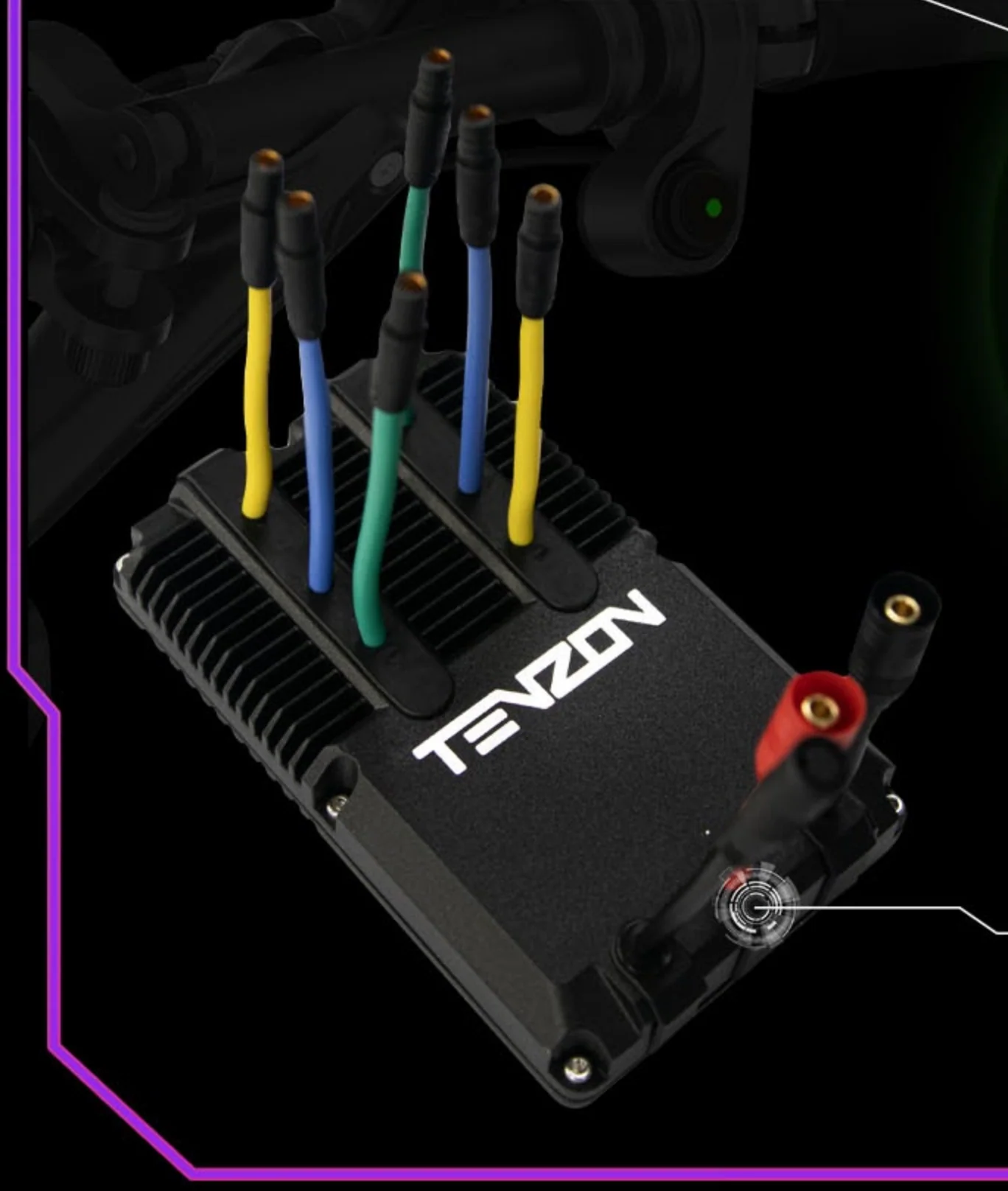 Controlador TenZen con disipador masivo y conexión CANBUS