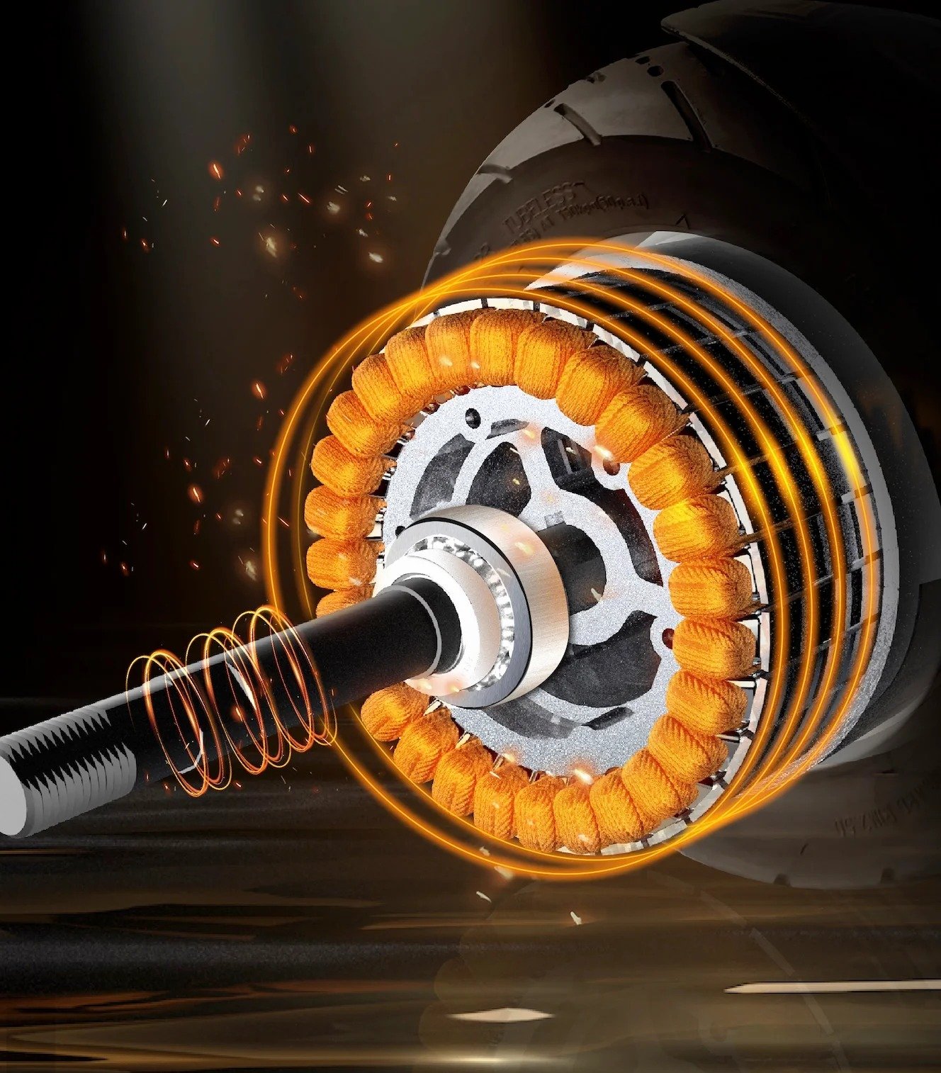 Motor y controlador de alto rendimiento del Dualtron Thunder 3